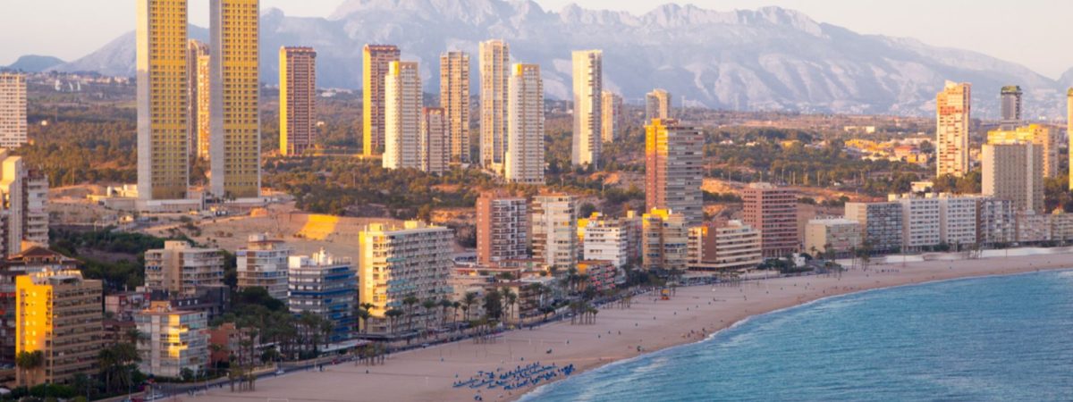 Alojamientos cerca de la playa en Benidorm