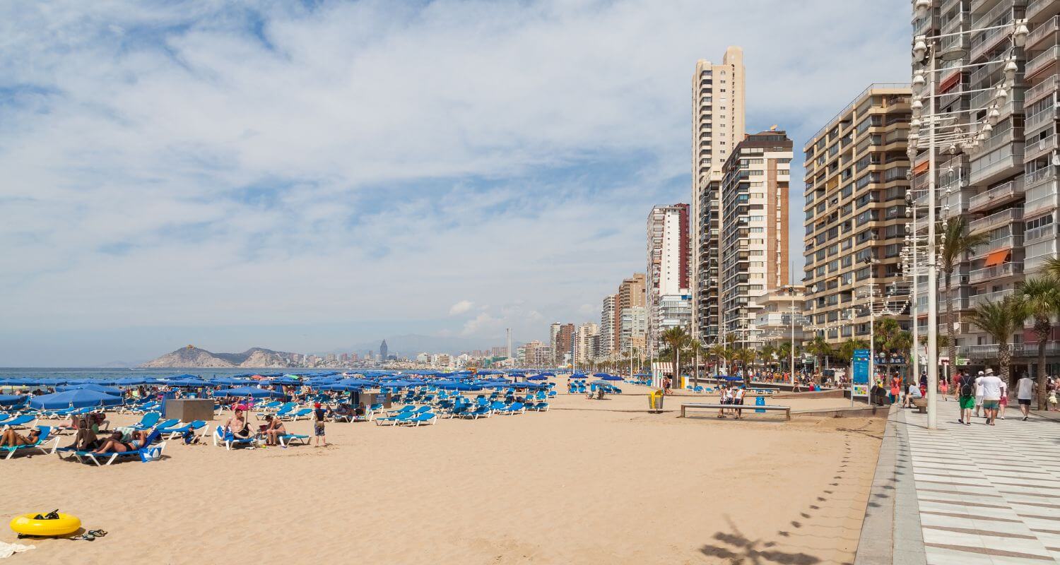 Playa benidorm-poniente