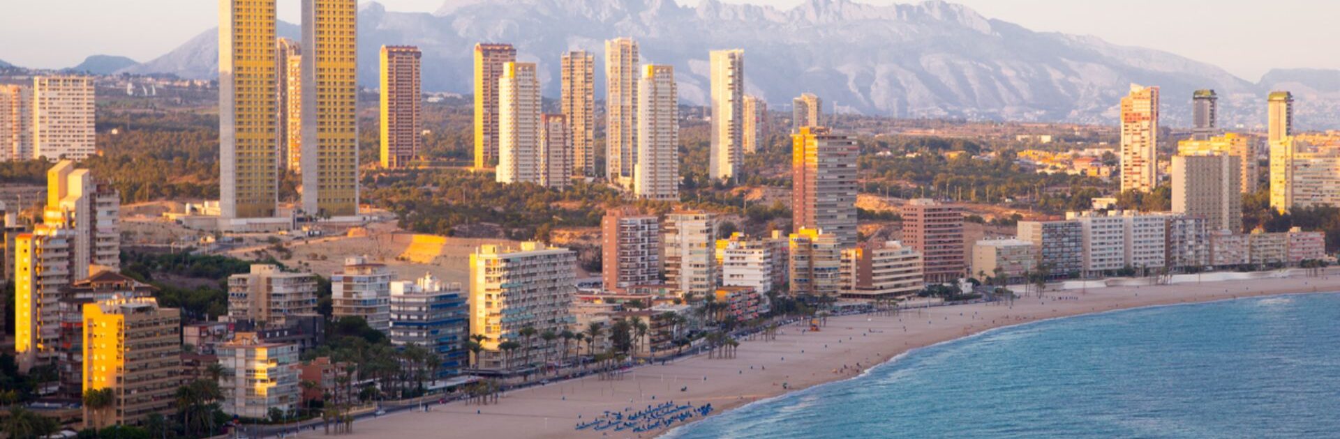 Alojamientos cerca de la playa en Benidorm